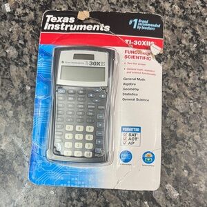 Texas Instruments TI-30XIIS Scientific Calculator - Gray and Blue